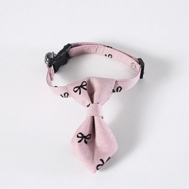 Pet  Bow Tie Tie Adjustable Cat Dog Collar Collar Bell Accessories