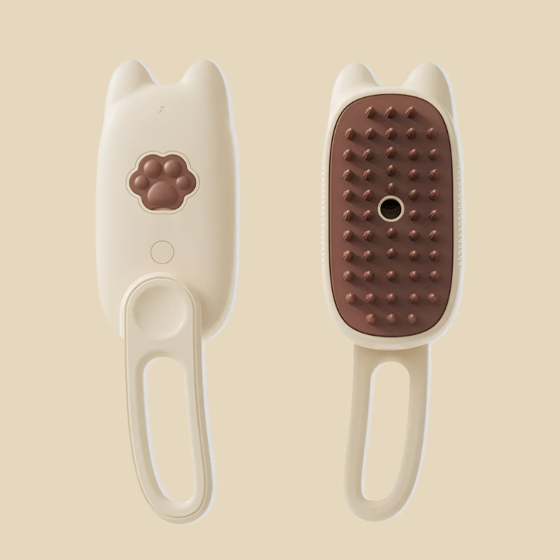 4 in 1 Cat Steam Brush for Shedding