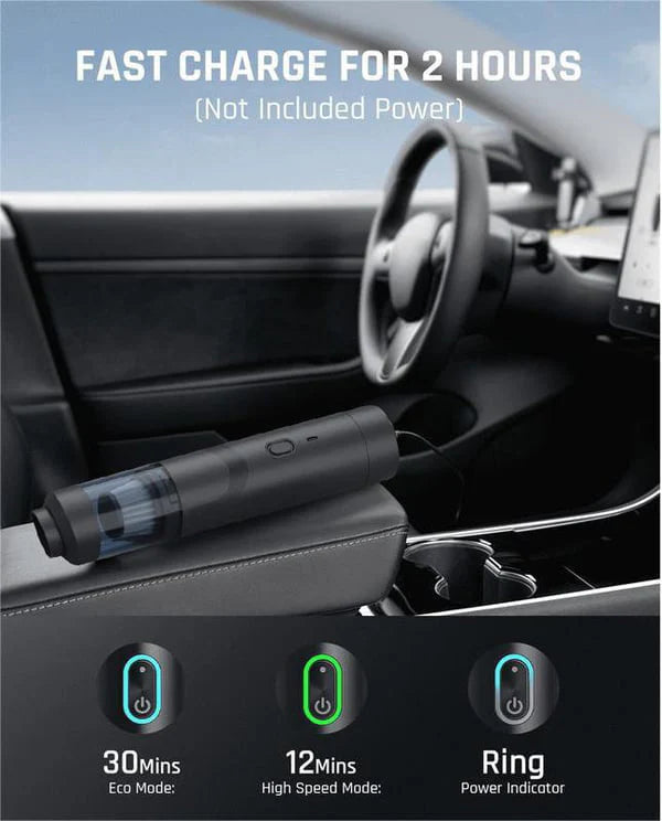 💥Promotion - 49% discount💥Portable Cordless Car Vacuum with High Suction Power
