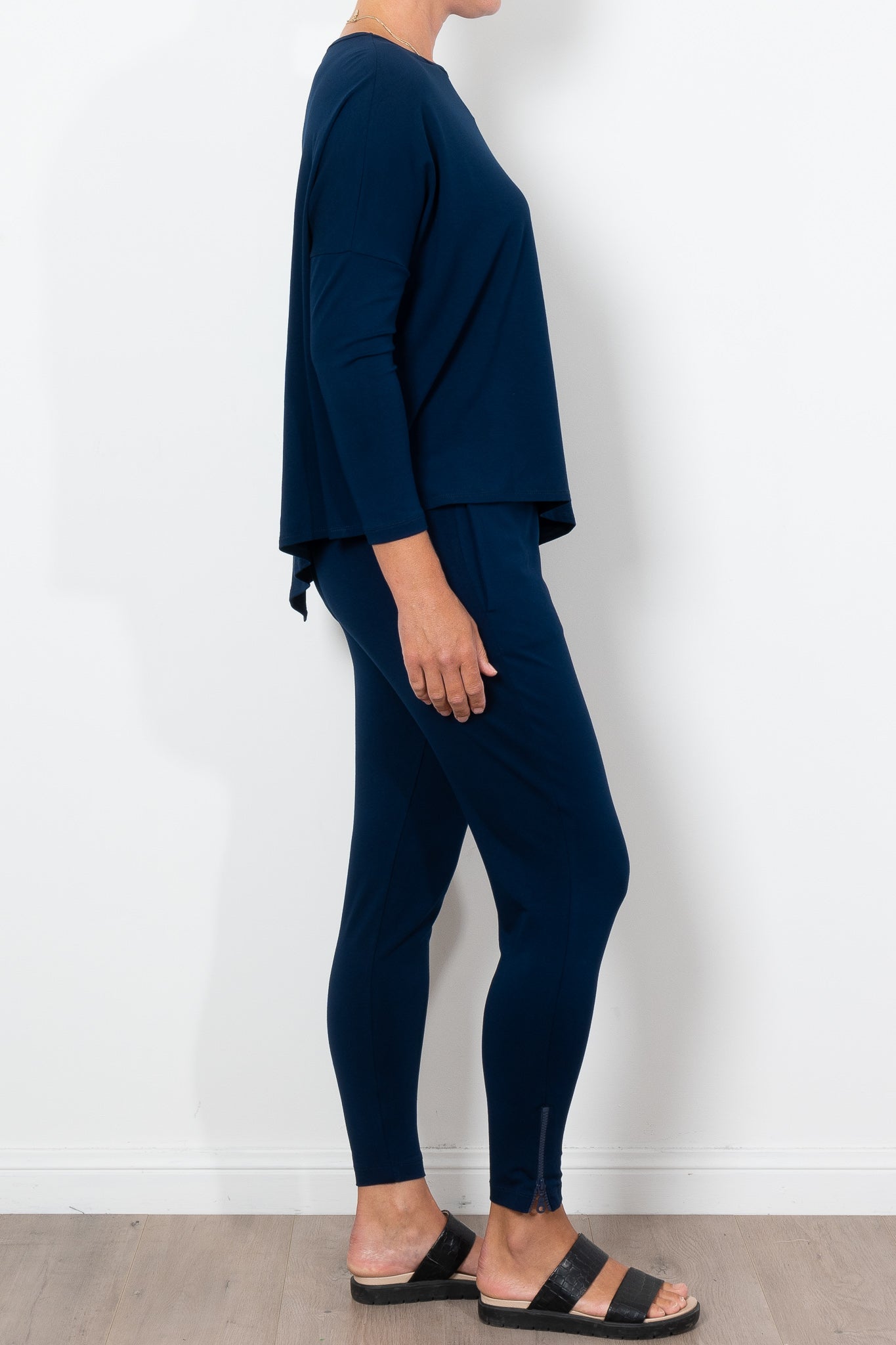 Mela Purdie Zip Stiletto Pant Matte Jersey