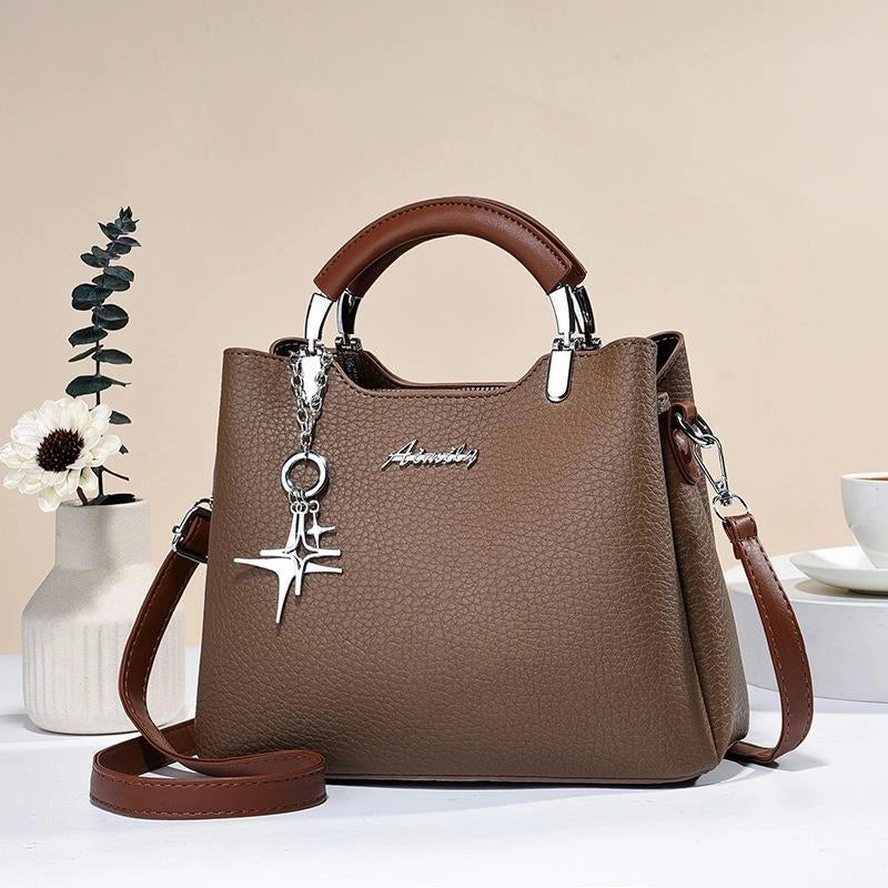 Women's Medium All Seasons Pu Leather Vintage Style Handbag