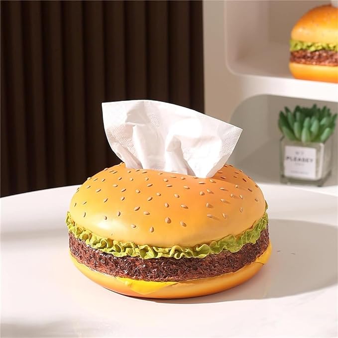 🔥Last Day Promotion - 49%OFF🔥Funny Hamburger Magnetic Tissue Box