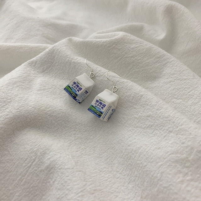 Milk Box Earrings