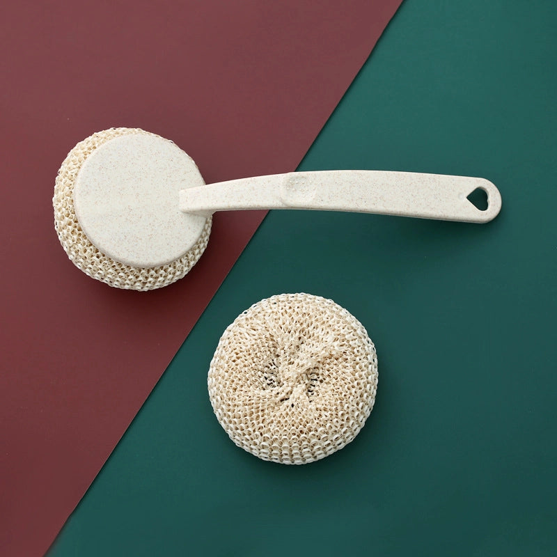 Nano Steel Wire Ball Cleaning Ball Household Dishwashing Brush Does Not Hurt The Pot Brush With Handle Does Not Drop Silk Long Handle Pot Brush Artifact