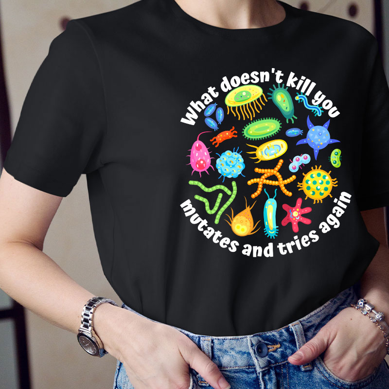 Funny Virus Science Teacher T-Shirt