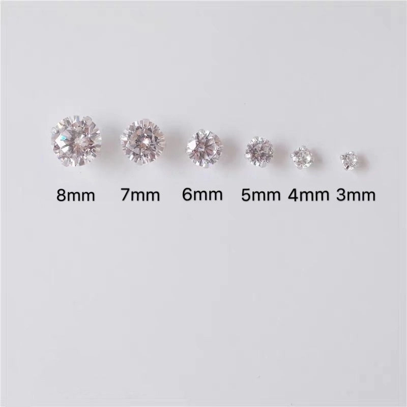 1 Pair Minimalist U Shape Plating Brass Zircon Ear Studs