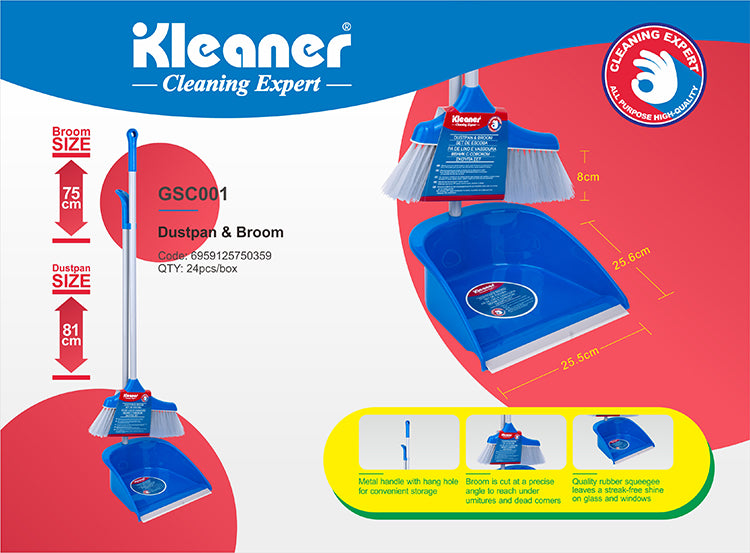 Broom and Dustpan Set . Long Handle Dustpan With Broom Set