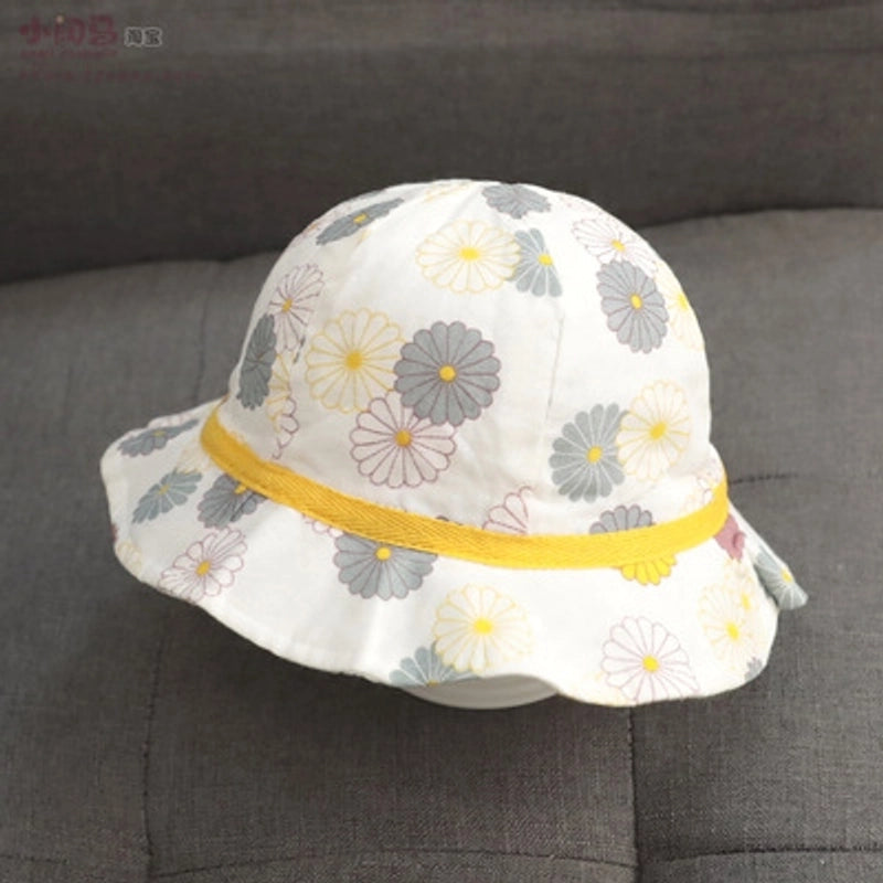 Baby Girl's Girl's Casual Flower Bowknot Bucket Hat