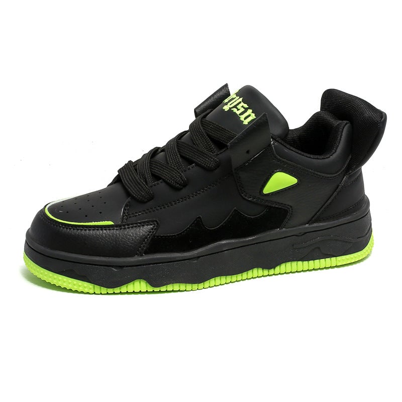 Men's Color Matching Trend Platform Shoes