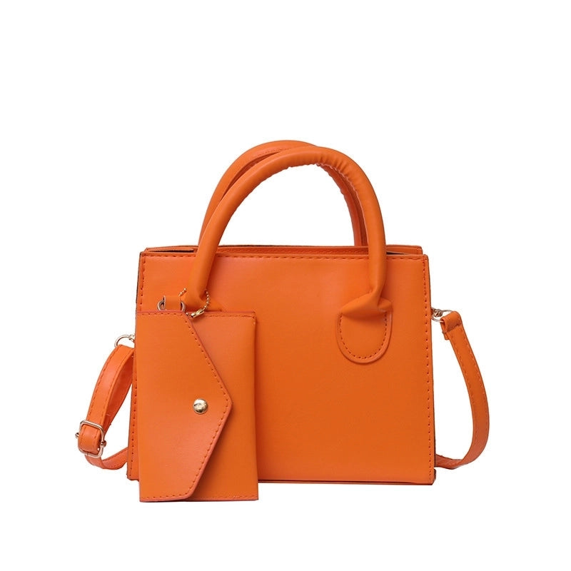 Women's All Seasons Pu Leather Solid Color Elegant Streetwear Square Zipper Square Bag