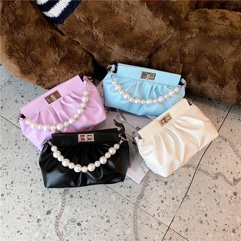 Medium Pu Leather Underarm Bag Shoulder Bag
