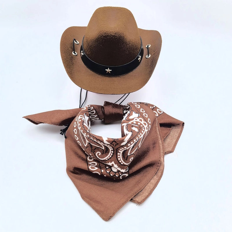 Classic Dog Western Cowboy Hat Mini Toy Hat Puppy Pet Dog Cat Pet Pie Direct Supply