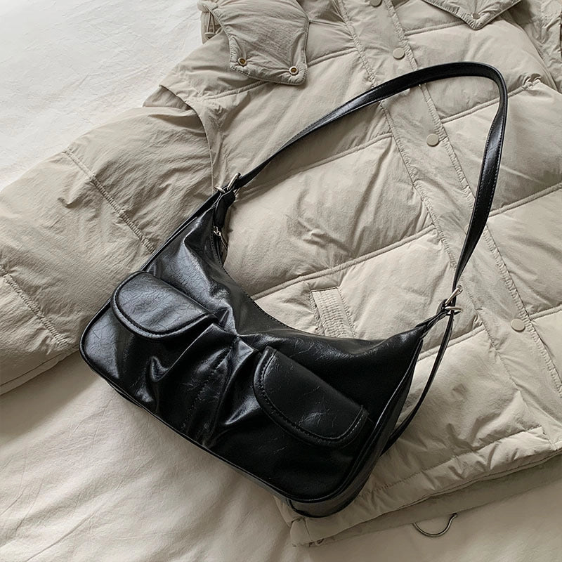 High-end Fashion Portable Underarm Bag For Women New Trendy Simple Commuter Shoulder Messenger Bag