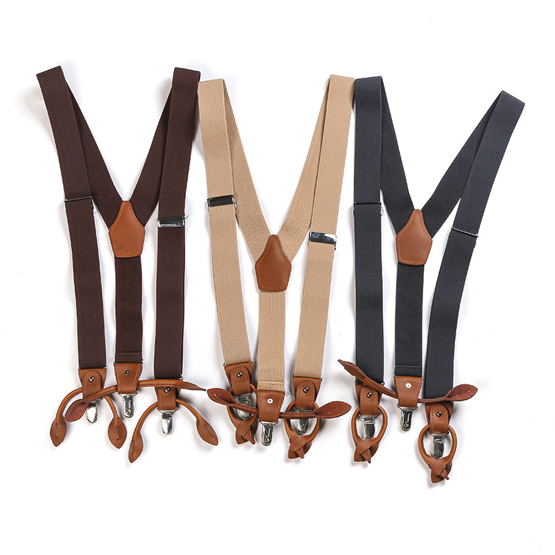 Vintage Overalls Removable Adjustable Suspenders