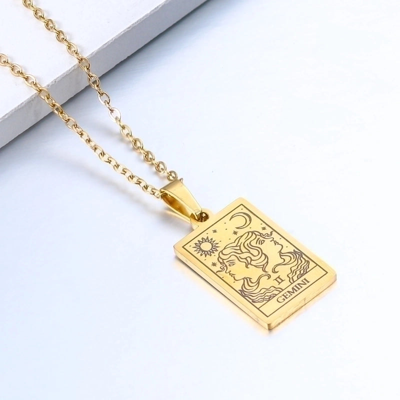 Minimalist Constellation Stainless Steel Plating Necklace