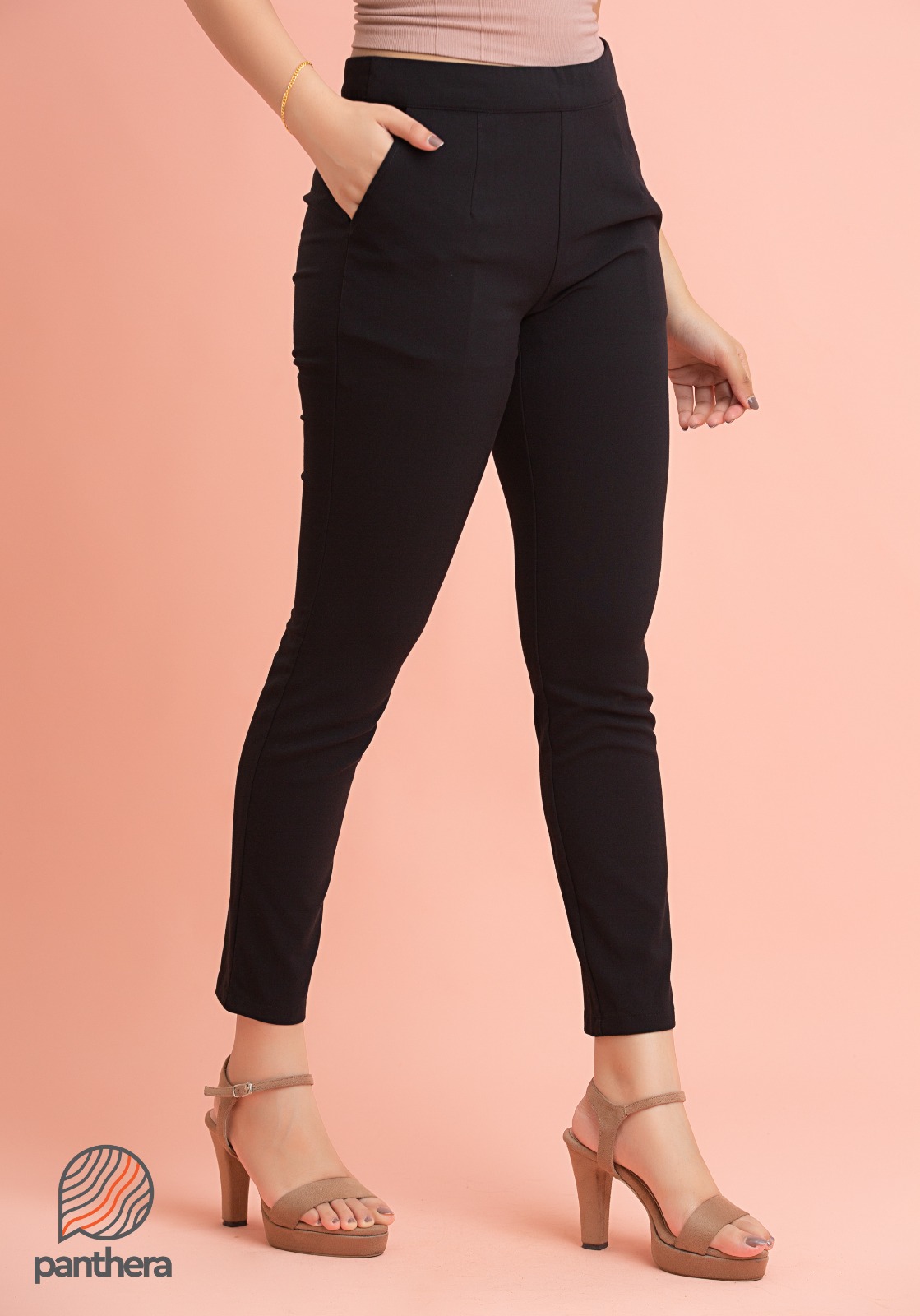 Side Zipper Office Pant