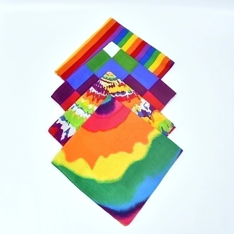 12 Pieces Unisex Casual Minimalist Streetwear Rainbow