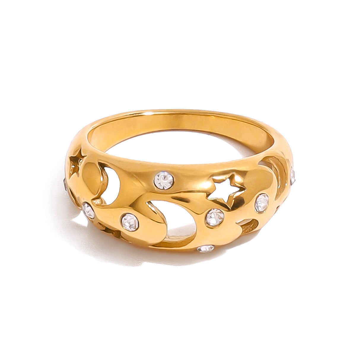 Diamond Ring Titanium Steel Jewelry Rings Stainless Steel