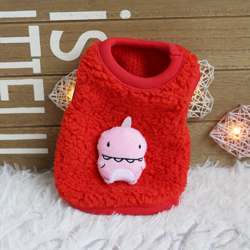 Newborn Dinosaur Decor Puppy Kitten Vest