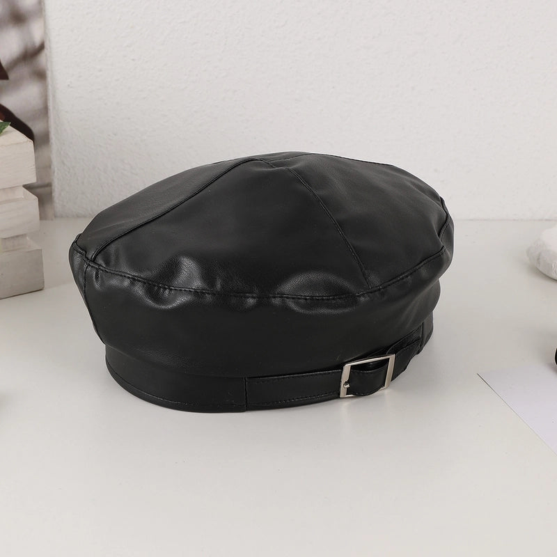 Women's Solid Color Classic Style Solid Color Eaveless Beret Hat