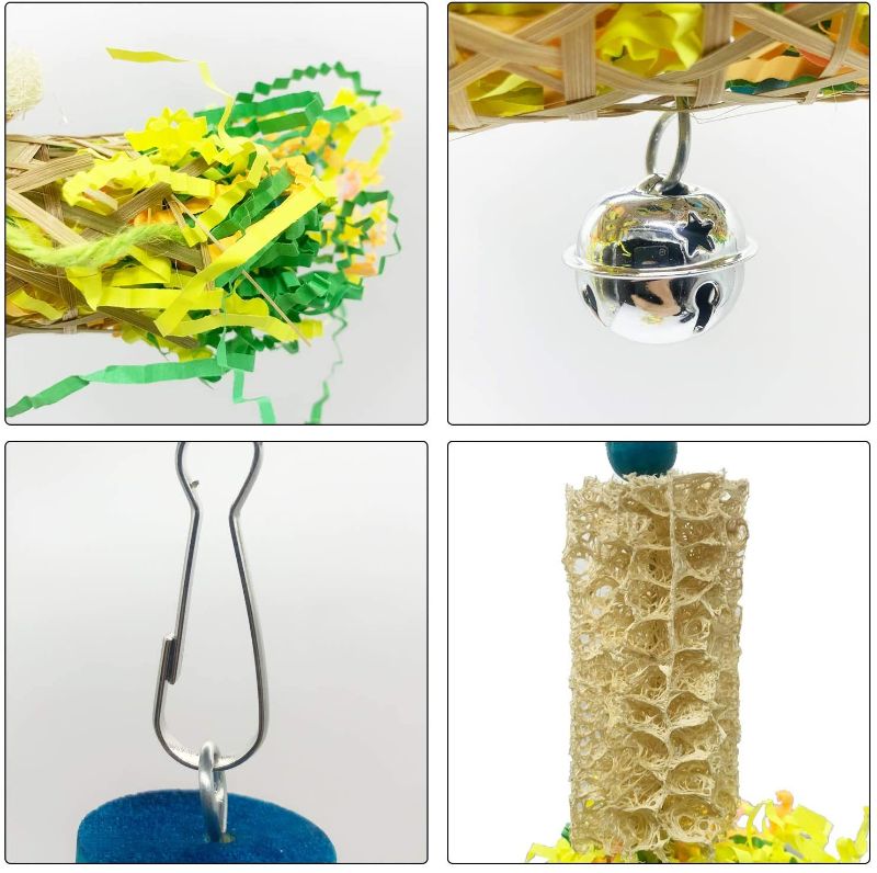 5 Piece Set Of Shredding Bird Toys