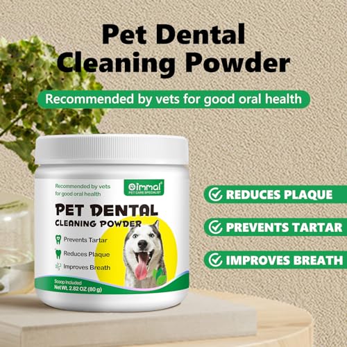 Teeth Cleaning Powder for Dogs, Dental Powder for Dogs - Dog Breath Fr