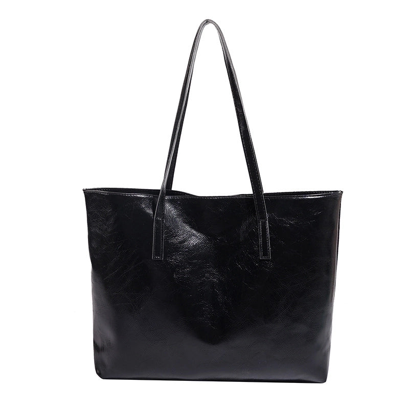 Women's Large All Seasons Pu Leather Vacation Streetwear Shoulder Bag Tote Bag
