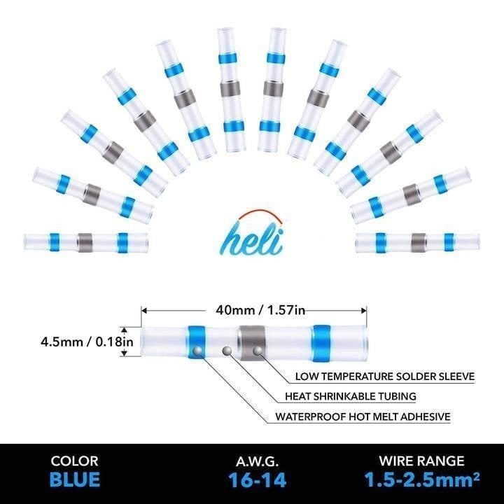 WATERPROOF SOLDER WIRE CONNECTOR KIT