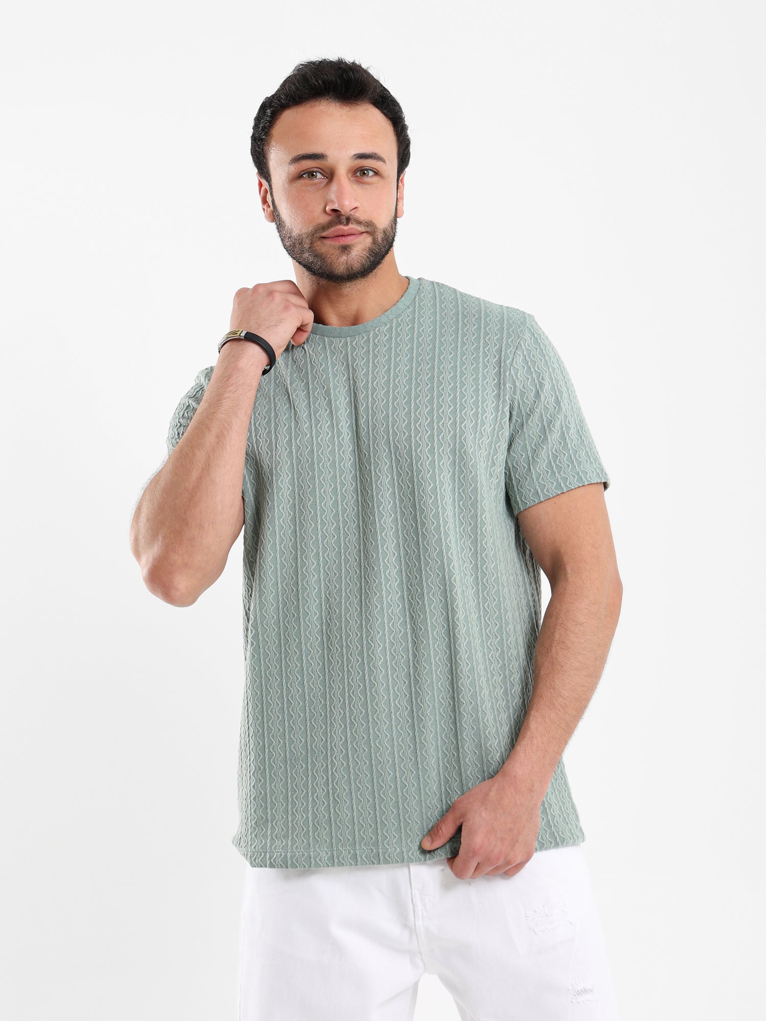 Textured T Shirt