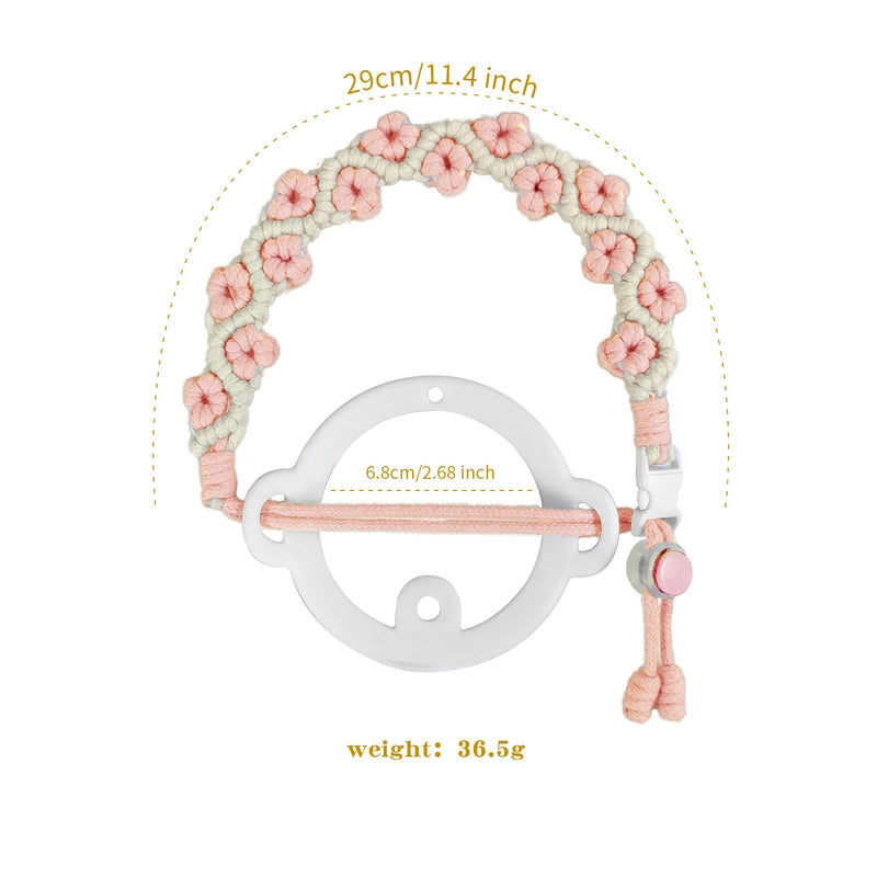 Casual Flower Cotton Rope Water Cup Lanyard 1 Piece