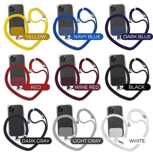 (🔥2023 Hot Sale - Save 49% OFF🔥) Universal Crossbody Nylon Patch Phone Lanyards-Buy one. get one free. Only 9.9 per unit