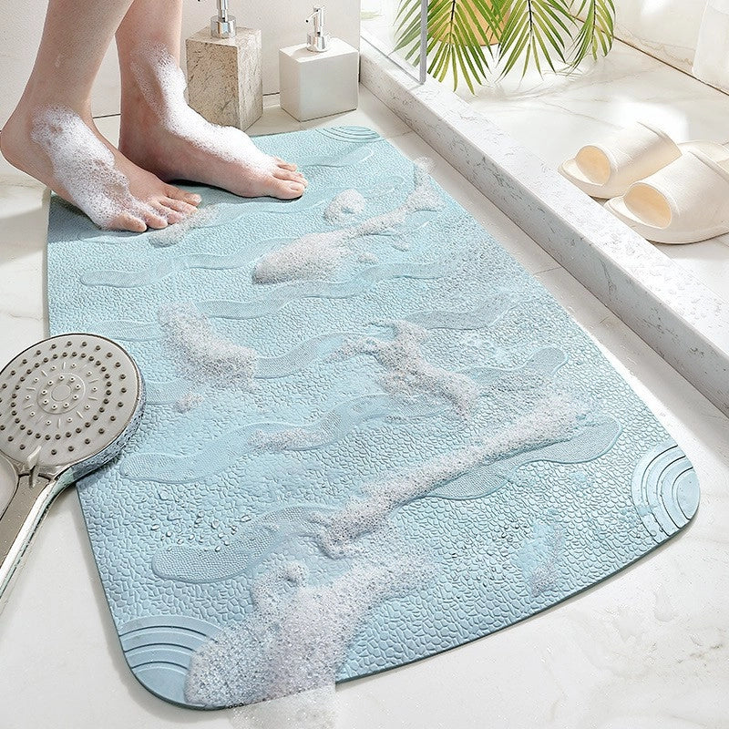 TPE Bathroom Anti-Slip Mat Star Hotel Home Toilet Floor Mat Bathtub Mat Toilet Shower Bath Foot Mat
