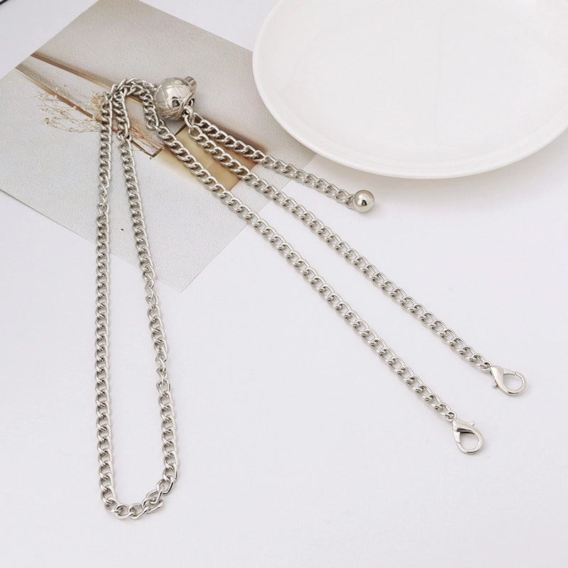 Alloy Solid Color Bag Chain Bag Straps