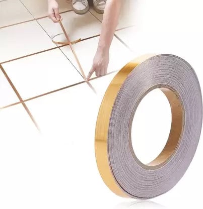 50 METERS OF GOLD SELF-ADHESIVE WATERPROOF WALL TAPE