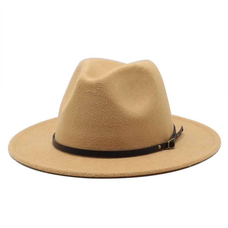Designed Explosions Jazz Hat Autumn And Winter British Retro Top Hat Women's Fashion Women's Woolen Hat