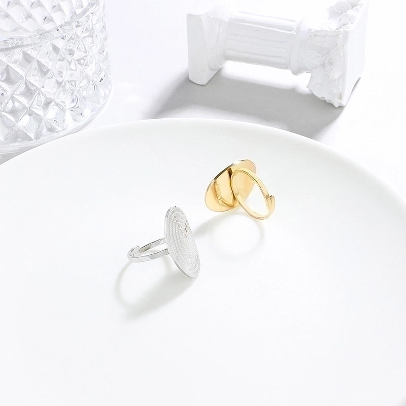 Fashion Geometric 304 Stainless Steel No Inlaid