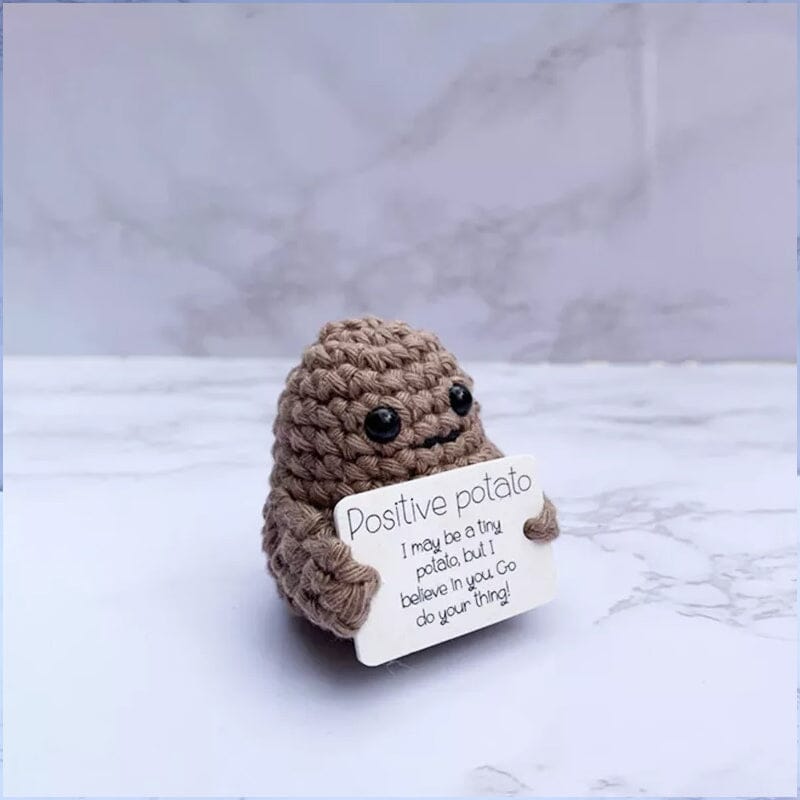 Funny Gift Knitted Positive Potato