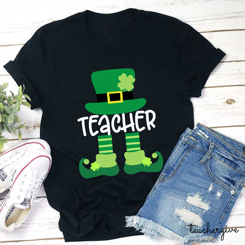 Little Teacher Leprechaun Teacher T-Shirt