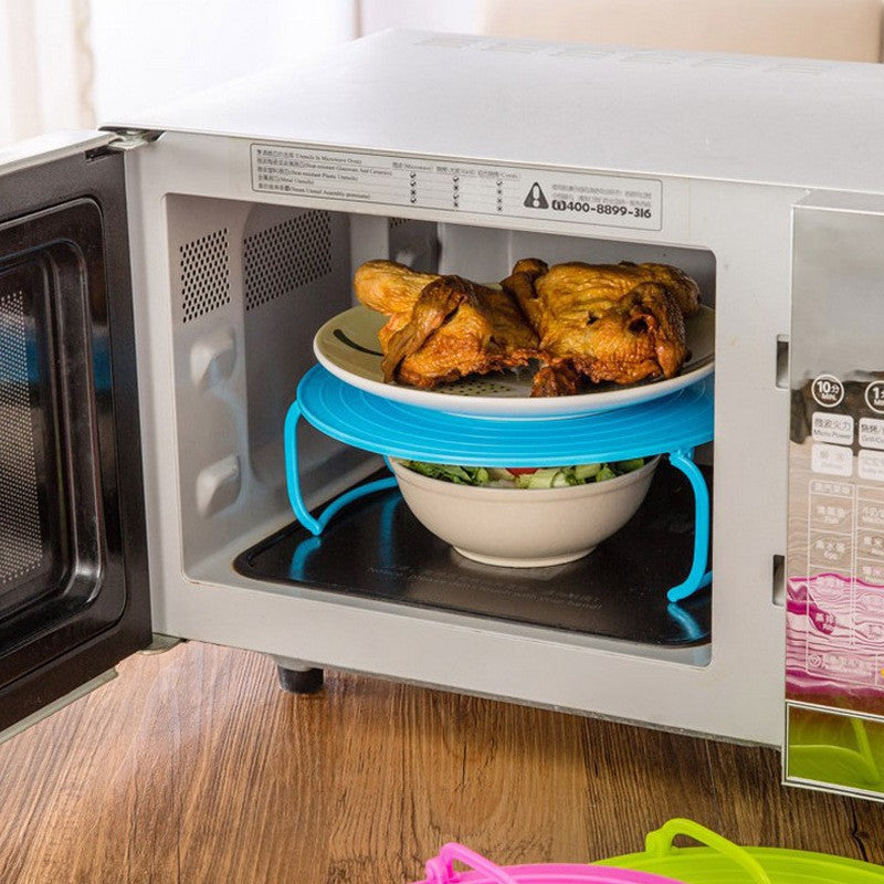 Multifunctional serving tray. or fridge/ Microwave placement rack organizer