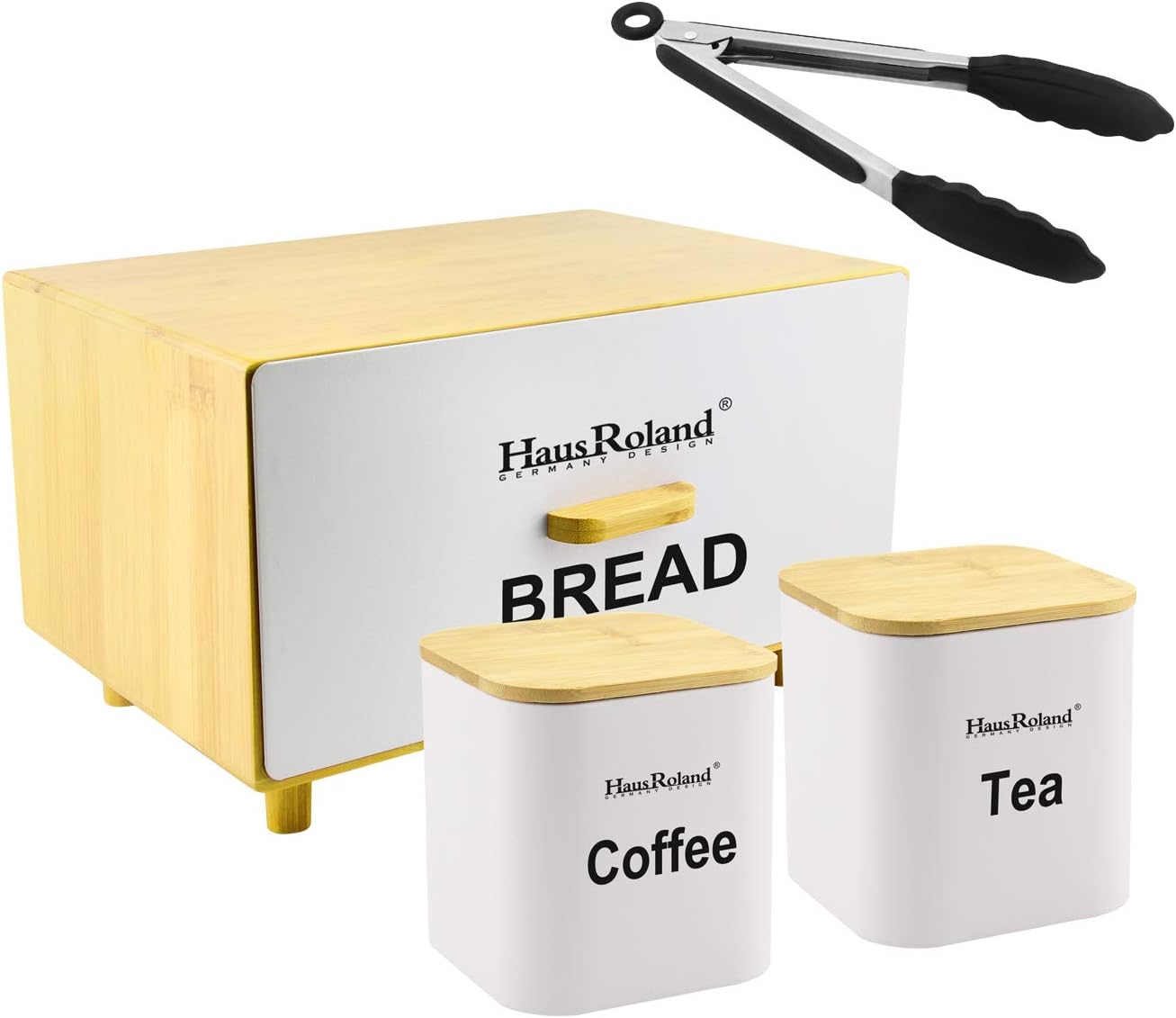 Bread Box Wooden Set of 3