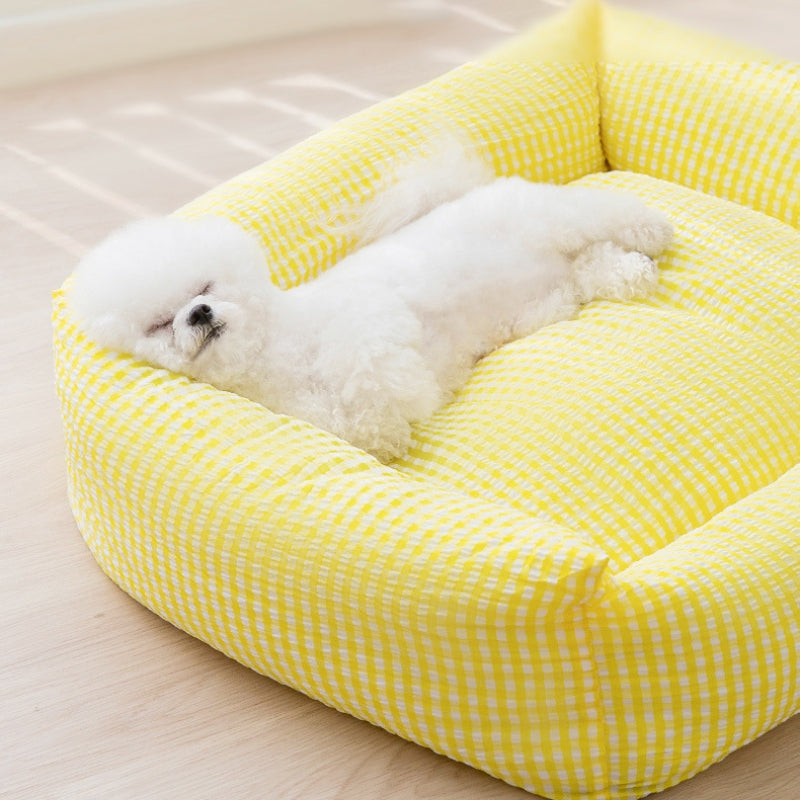 Rectangle Washable Dog Bed Breathable Pet Bed