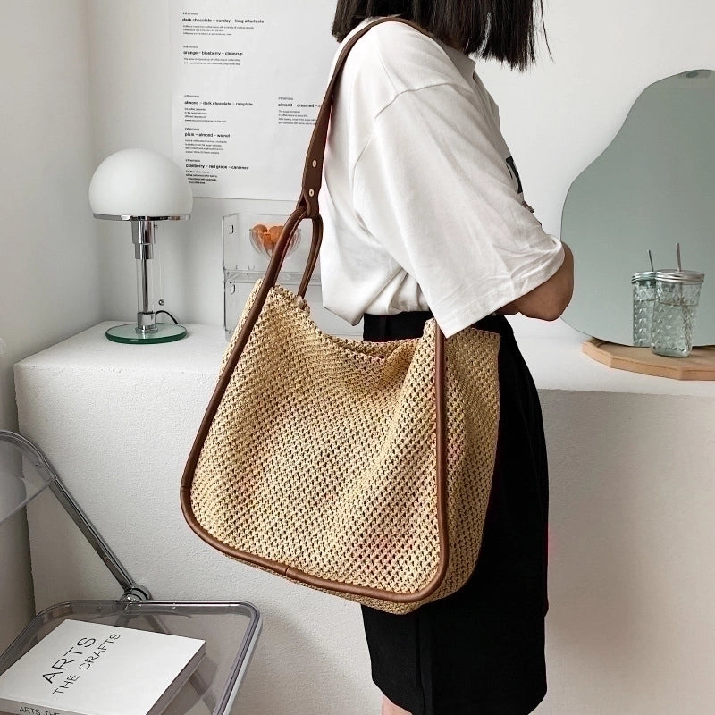 Women's Medium Spring&summer Straw Vacation Straw Bag