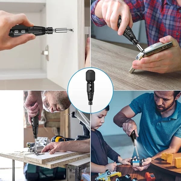 Electric screwdriver with LED light