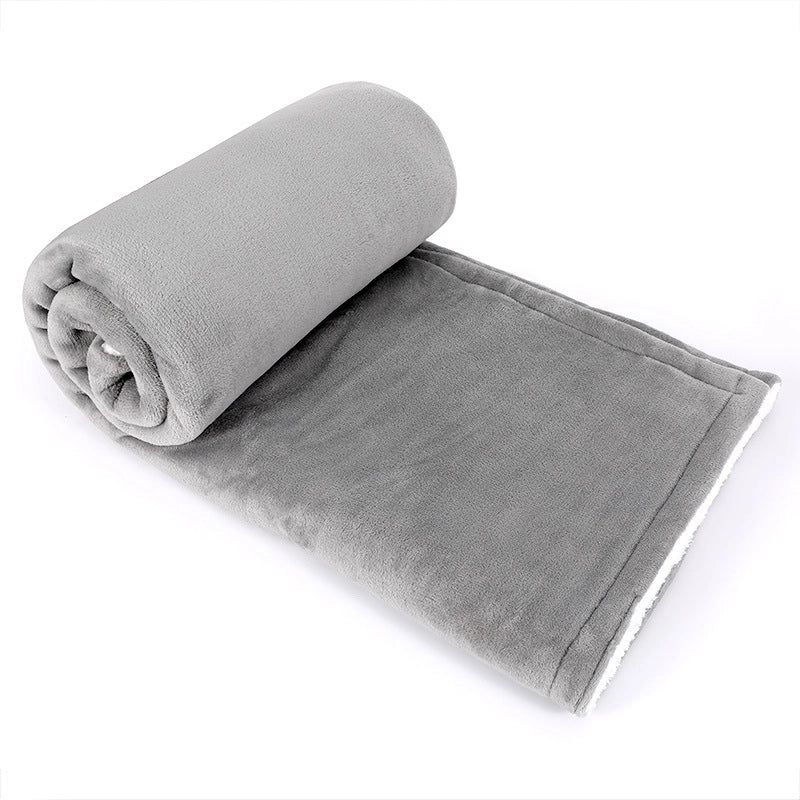 Casual Solid Color Flannel Fabric Electric Blanket Bedding