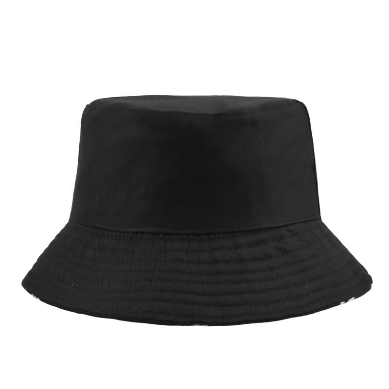 Women's Minimalist Solid Color Flat Eaves Bucket Hat