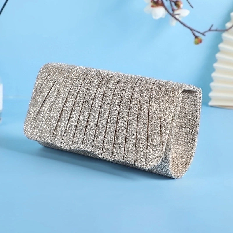 Polyester Solid Color Square Evening Bags