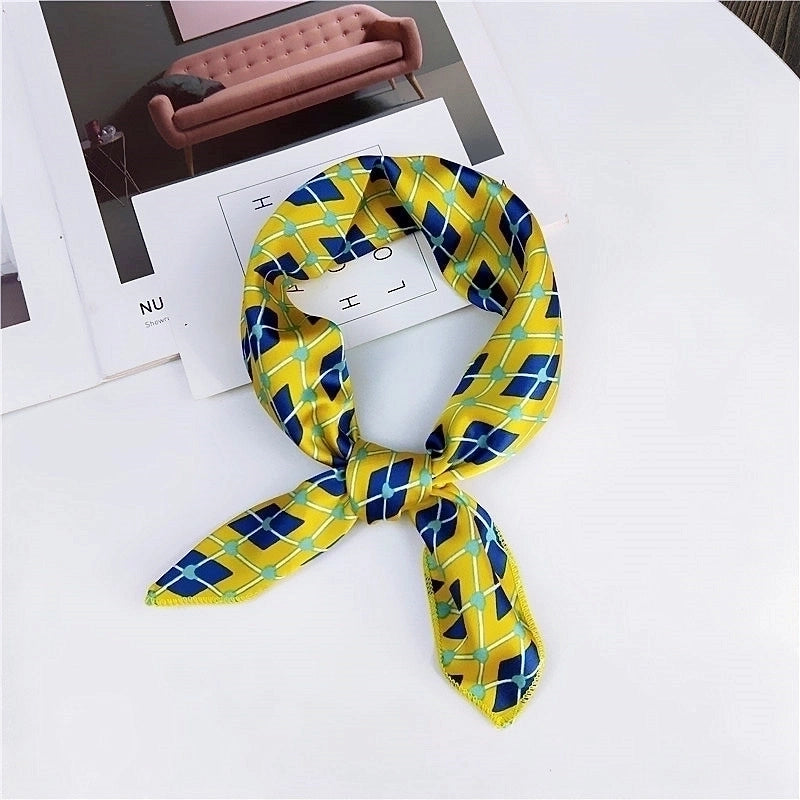New Spring And Autumn Summer Small Silk Scarf Small Square Towel Women's Professional Variety Decorative Printed Scarf Scarf
