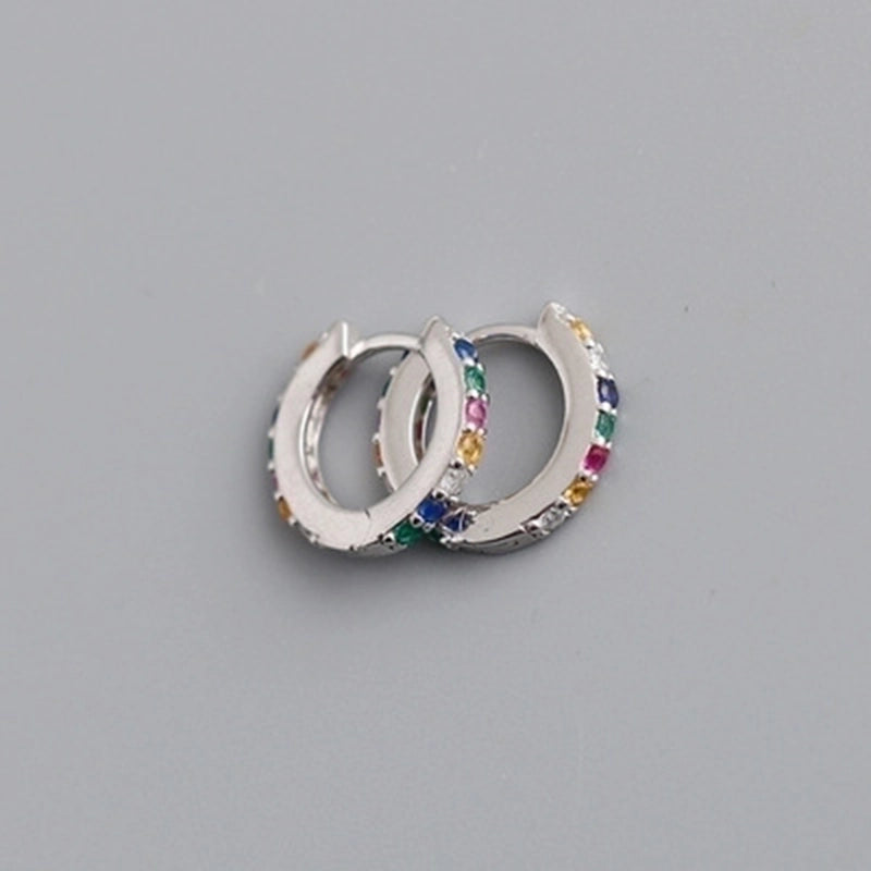 2 Pieces Minimalist Geometric Copper Plating Ear Studs 1 Pair