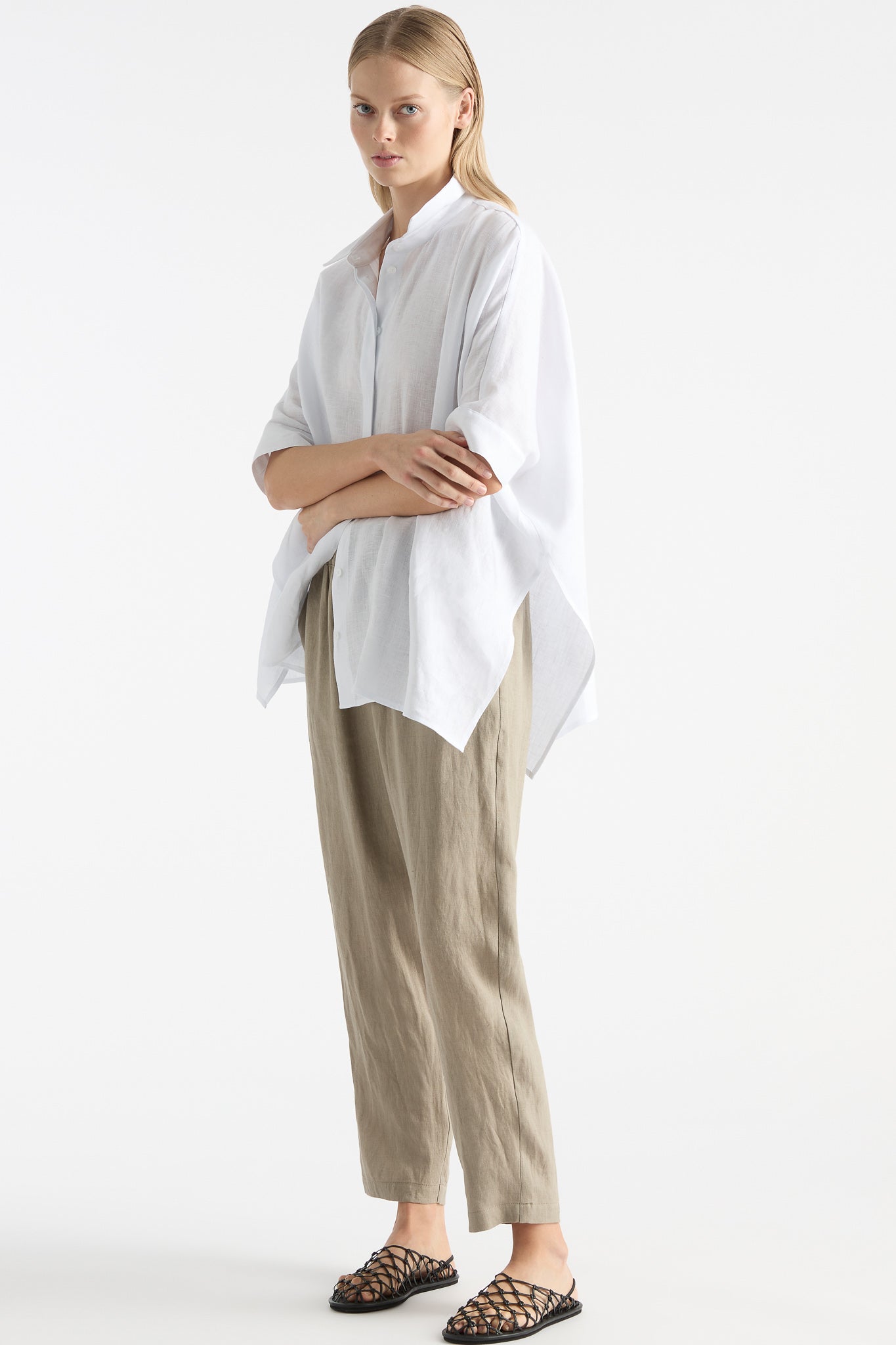 Mela Purdie Chisel Panama Shirt Linen