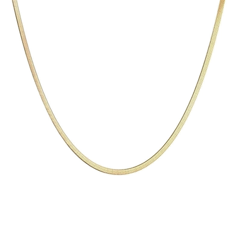 Minimalist Solid Color Stainless Steel Plating Necklace